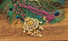 Ram Parivar Handmade Beads Necklace T2241