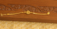 Designer Gold plated hand chain Tanvi46