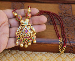 Matte Finish Handmade Beads Necklace T2294