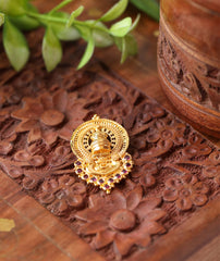Designer micro plated kathakali pendant Tanvi111