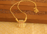 Gold plated coin temple necklace Tanvi102