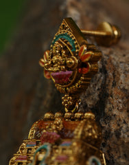 Temple Meenakari Gopuram Earrings Tanvi1137