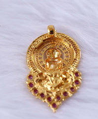 Designer micro plated kathakali pendant Tanvi111