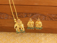 Designer Elephant necklace set Tanvi104