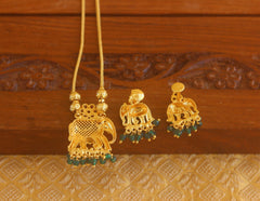 Designer Elephant necklace set Tanvi104