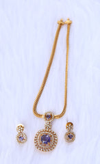 Designer matte finish necklace Tanvi1134