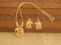 Designer Elephant necklace set Tanvi105