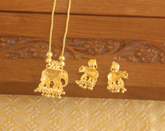 Designer Elephant necklace set Tanvi105
