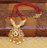 Matte Finish Peacock Handmade Beads Necklace T2293