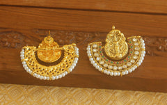 Designer Gold plated Temple earrings Tanvi05