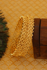 Heart Shape Gold Plated Bangles T2158