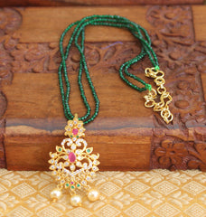 Gold Plated Handmade Beads Necklace T2310