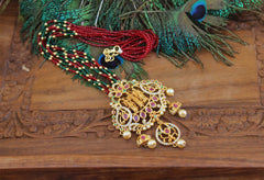 Ram Parivar Handmade Beads Necklace T2243