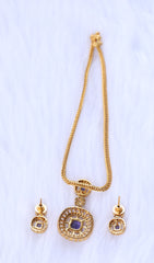 Designer matte finish necklace Tanvi1134