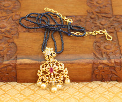 Gold Plated Handmade Beads Necklace T2318