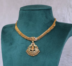 Micro gold plated Temple necklace Tanvi1127