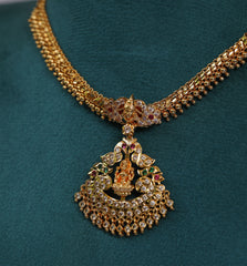 Micro gold plated Temple necklace Tanvi1127