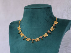 Gold plated elephant necklace Tanvi1126