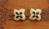Gold Plated Studs Stone Earrings T2422