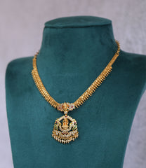 Micro gold plated temple necklace Tanvi1121