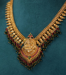 Micro gold plated temple necklace Tanvi1120