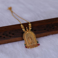Gold plated temple necklace Tanvi1122