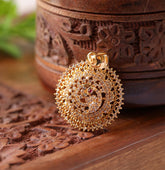 Peacock CZ Pendant Tanvi115