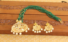 Gold Plated Handmade Beads Necklace Set T2246