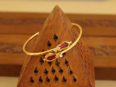 Gold Plated Kerala Style Palakka Kada T2409