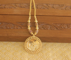 Gold plated temple necklace Tanvi69