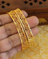 Gold Plated Kerala Bangles T2159