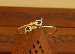 Kerala Style Gold Plated Mango Palakka Kada T2400