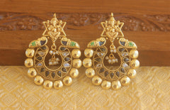 Designer Gold plated Ganesha earrings Tanvi11