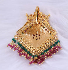 Micro gold plated pendant Tanvi116