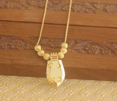 Designer palakka gold plated necklace Tanvi79
