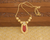 Designer palakka gold plated necklace Tanvi81