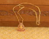 Gold plated Lakshmi necklace Tanvi87