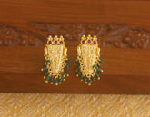 Gold plated Nettipattam earrings Tanvi89