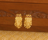Gold plated Nettipattam Kerala style earrings Tanvi91
