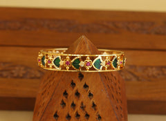 Kerala Traditional Gold Plated Palakka Bangle T2453