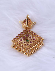 Designer micro plated pendant Tanvi108
