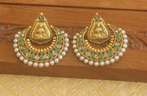 Designer Gold plated Temple earrings Tanvi14