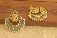 Designer Gold plated Temple earrings Tanvi14