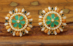 Matte Finish Studs Earrings T2434