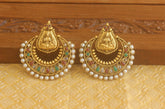 Designer Gold plated Temple earrings Tanvi15