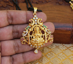 Gold Plated Temple Beads Necklace T2306