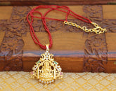 Gold Plated Temple Beads Necklace T2307