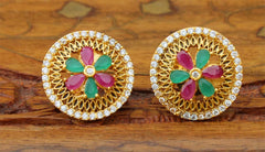 Designer Matte Finish Studs Earrings T2438