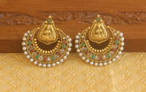 Designer Gold plated Temple earrings Tanvi16