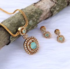 Designer matte finish necklace Tanvi1133